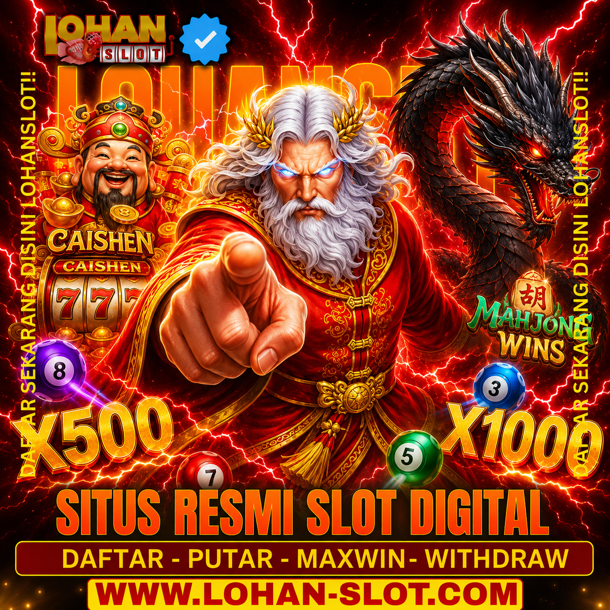 Thumbnail 1 of 3, Poster, LOHANSLOT : Official Situs Resmi Slot Digital Dengan Rtp Terupdate designed and sold by LOHANSLOT.