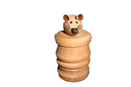 boita-a-dents petite souris bois sans fond