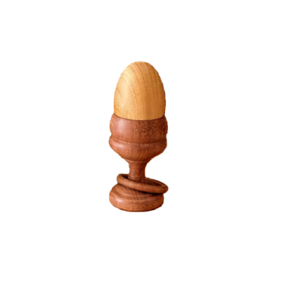 Coquetier en bois